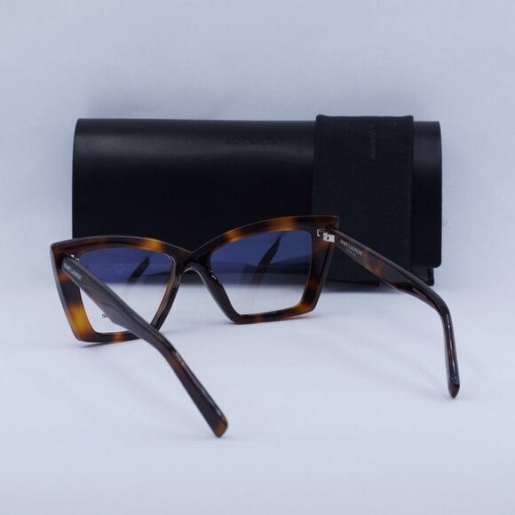 Saint Laurent SL657OPT 002 Square Eyeglasses 54mm - Havana - Picture 10 of 10